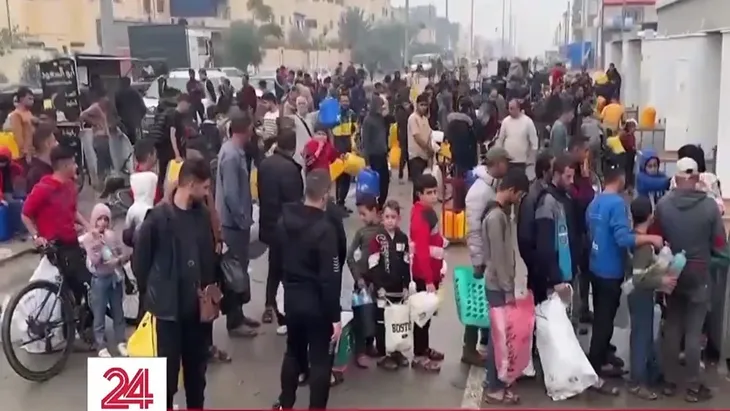 2,3 triệu người dân Dải Gaza đang thiếu nước sạch - Ảnh 1. 2,3 triệu người dân Dải Gaza đang thiếu nước sạch - Ảnh 1.