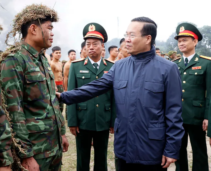 Chủ tịch nước Võ Văn Thưởng thăm Binh chủng Đặc công - Ảnh 2. Chủ tịch nước Võ Văn Thưởng thăm Binh chủng Đặc công - Ảnh 2.
