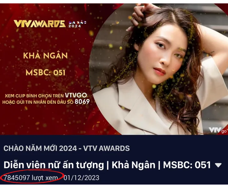 VTV Awards 2023: Nữ diễn viên có lượt xem cao nhất trên VTVgo - Ảnh 1. VTV Awards 2023: Nữ diễn viên có lượt xem cao nhất trên VTVgo - Ảnh 1.