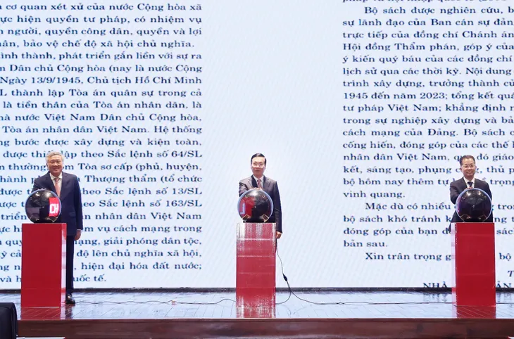 Chủ tịch nước: Đẩy mạnh cải cách tư pháp, bảo đảm tính độc lập của Tòa án - Ảnh 3. Chủ tịch nước: Đẩy mạnh cải cách tư pháp, bảo đảm tính độc lập của Tòa án - Ảnh 3.