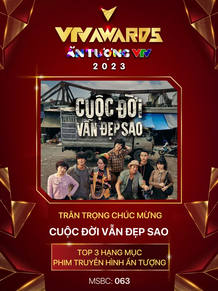Cuộc đời vẫn đẹp sao vào Top 3 Phim truyền hình ấn tượng - Ảnh 1. Cuộc đời vẫn đẹp sao vào Top 3 Phim truyền hình ấn tượng - Ảnh 1.