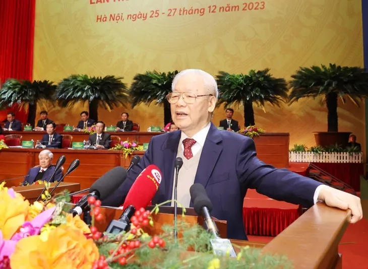 Tổng Bí thư Nguyễn Phú Trọng: Hướng mạnh về cơ sở, khơi dậy ý chí, khát vọng của nông dân - Ảnh 3. Tổng Bí thư Nguyễn Phú Trọng: Hướng mạnh về cơ sở, khơi dậy ý chí, khát vọng của nông dân - Ảnh 3.