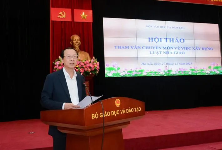 Tháo điểm nghẽn trong xây dựng đội ngũ nhà giáo - Ảnh 1. Tháo điểm nghẽn trong xây dựng đội ngũ nhà giáo - Ảnh 1.