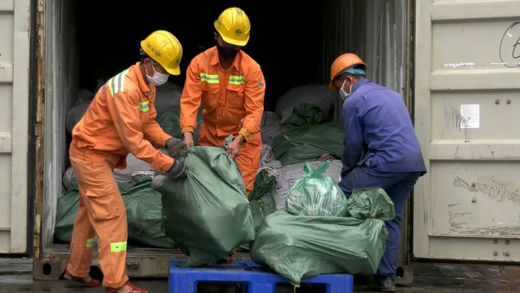 Tiêu hủy gần 10 tấn động vật hoang dã buôn lậu từ châu Phi về Việt Nam - Ảnh 4. Tiêu hủy gần 10 tấn động vật hoang dã buôn lậu từ châu Phi về Việt Nam - Ảnh 4.