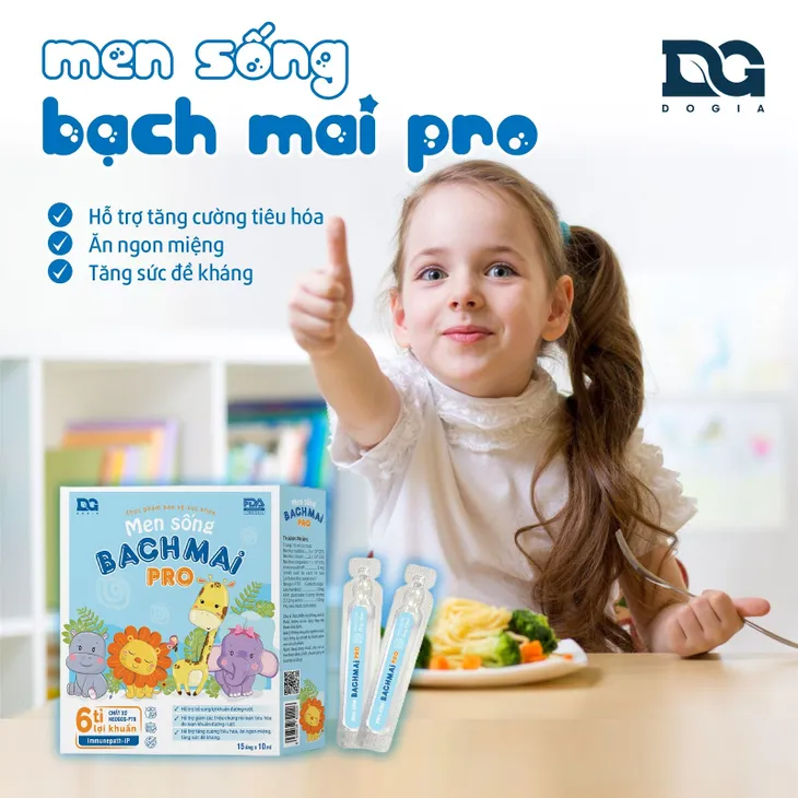 Men sống Bạch Mai Pro - Hoàn thiện hệ tiêu hóa cho bé yêu - Ảnh 2. Men sống Bạch Mai Pro - Hoàn thiện hệ tiêu hóa cho bé yêu - Ảnh 2.
