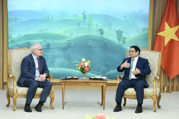Thủ tướng Phạm Minh Chính tiếp Chủ tịch Hiệp hội Công nghiệp bán dẫn Hoa Kỳ - Ảnh 2. Thủ tướng Phạm Minh Chính tiếp Chủ tịch Hiệp hội Công nghiệp bán dẫn Hoa Kỳ - Ảnh 2.