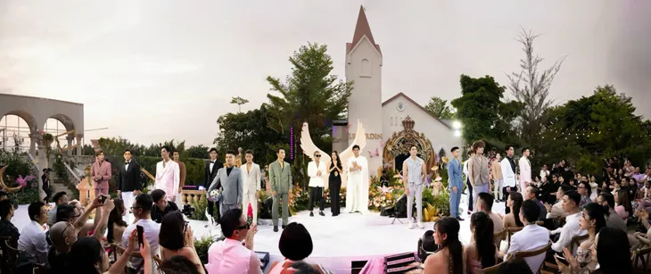 Lâm Bảo Châu hội ngộ dàn sao nam trên sàn diễn thời trang - Ảnh 6. Lâm Bảo Châu hội ngộ dàn sao nam trên sàn diễn thời trang - Ảnh 6.