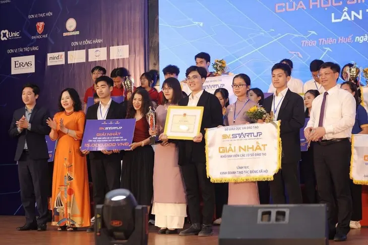 Sinh viên Kiến trúc giành giải Nhất cuộc thi khởi nghiệp - Ảnh 1. Sinh viên Kiến trúc giành giải Nhất cuộc thi khởi nghiệp - Ảnh 1.