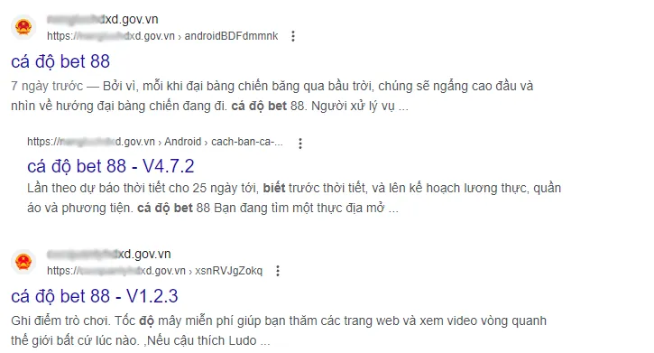 300 website cơ quan nhà nước, giáo dục bị chèn link quản cáo cờ bạc - Ảnh 1.