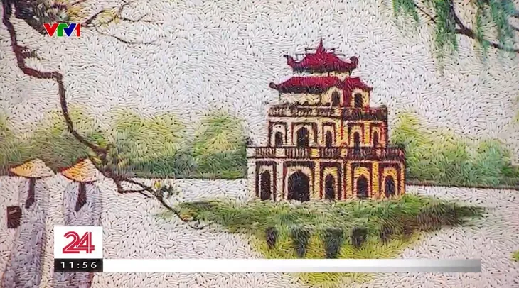 Những bức tranh gạo lan tỏa vẻ đẹp Việt Nam - Ảnh 2. Những bức tranh gạo lan tỏa vẻ đẹp Việt Nam - Ảnh 2.