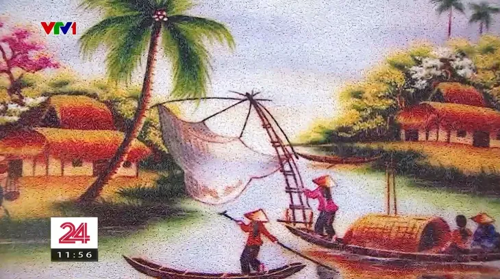 Những bức tranh gạo lan tỏa vẻ đẹp Việt Nam - Ảnh 3. Những bức tranh gạo lan tỏa vẻ đẹp Việt Nam - Ảnh 3.