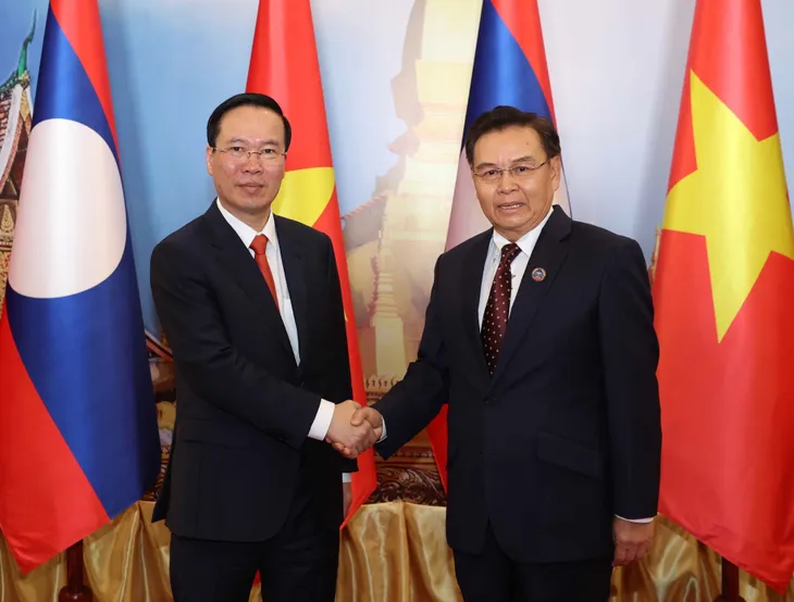 Quan hệ hữu nghị Việt Nam - Lào là tài sản vô giá, yếu tố sống còn với sự nghiệp cách mạng mỗi nước - Ảnh 1. Quan hệ hữu nghị Việt Nam - Lào là tài sản vô giá, yếu tố sống còn với sự nghiệp cách mạng mỗi nước - Ảnh 1.