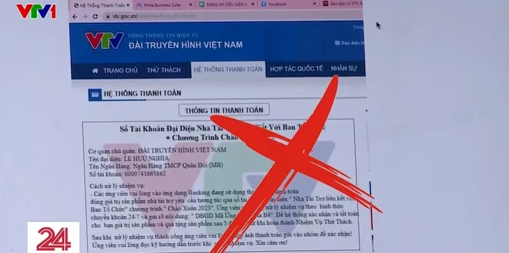 Giả mạo VTV trục lợi bất chính - Ảnh 1. Giả mạo VTV trục lợi bất chính - Ảnh 1.