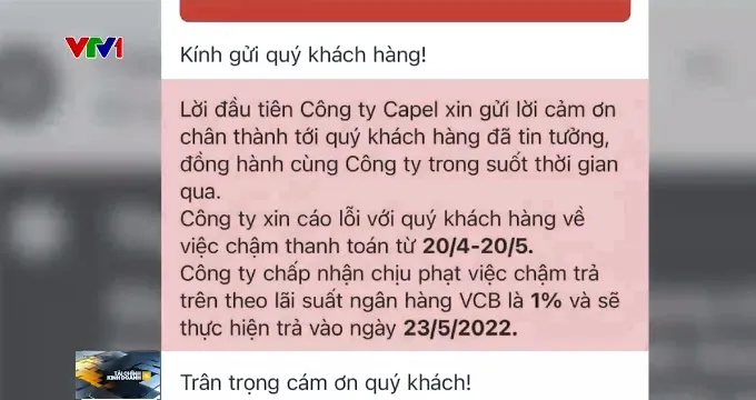 Những lời hứa hẹn của lãnh đạo Công ty Capel - Ảnh 2. Những lời hứa hẹn của lãnh đạo Công ty Capel - Ảnh 2.