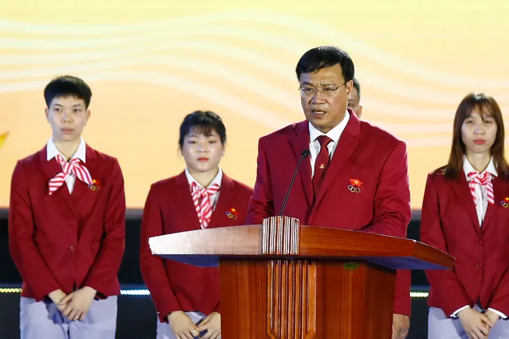 ẢNH | Lễ xuất quân của Đoàn Thể thao Việt Nam tham dự SEA Games 32 - Ảnh 2. ẢNH | Lễ xuất quân của Đoàn Thể thao Việt Nam tham dự SEA Games 32 - Ảnh 2.