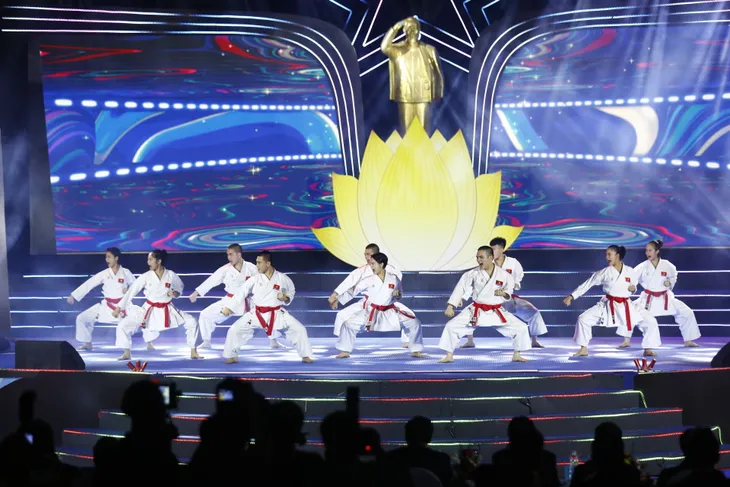 ẢNH | Lễ xuất quân của Đoàn Thể thao Việt Nam tham dự SEA Games 32 - Ảnh 13. ẢNH | Lễ xuất quân của Đoàn Thể thao Việt Nam tham dự SEA Games 32 - Ảnh 13.