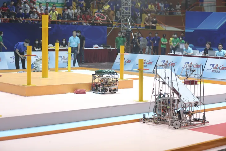Những chiến thắng tuyệt đối Chey-Yo đầu tiên tại vòng loại Robocon Việt Nam 2023 - Ảnh 14. Những chiến thắng tuyệt đối Chey-Yo đầu tiên tại vòng loại Robocon Việt Nam 2023 - Ảnh 14.
