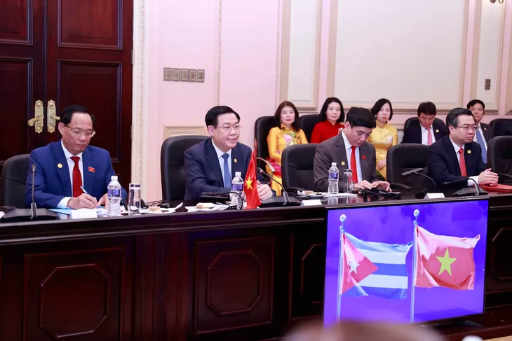 Chủ tịch Quốc hội Vương Đình Huệ hội đàm chính thức với Chủ tịch Quốc hội Cuba - Ảnh 11. Chủ tịch Quốc hội Vương Đình Huệ hội đàm chính thức với Chủ tịch Quốc hội Cuba - Ảnh 11.