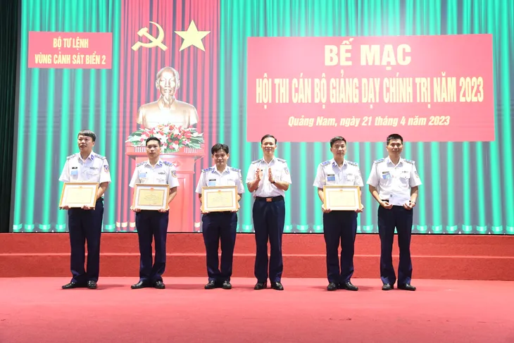 Hội thi giảng dạy chính trị Cảnh sát biển năm 2023 - Ảnh 1. Hội thi giảng dạy chính trị Cảnh sát biển năm 2023 - Ảnh 1.