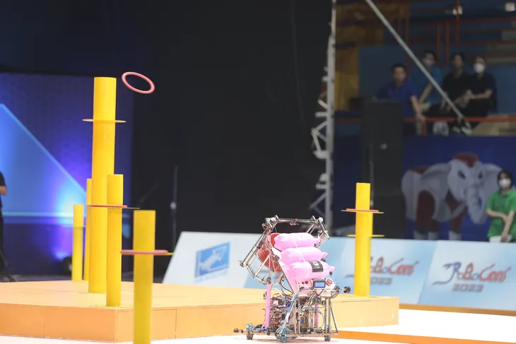 Robocon Việt Nam 2023: May mắn là yếu tố không thể thiếu để đi đến chiến thắng - Ảnh 45. Robocon Việt Nam 2023: May mắn là yếu tố không thể thiếu để đi đến chiến thắng - Ảnh 45.