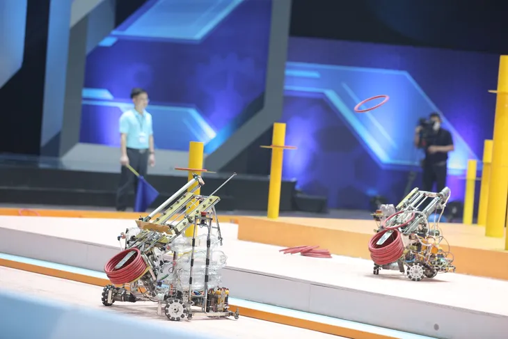 Robocon Việt Nam 2023: Kỷ lục Chey-Yo mới được xác lập - Ảnh 5. Robocon Việt Nam 2023: Kỷ lục Chey-Yo mới được xác lập - Ảnh 5.
