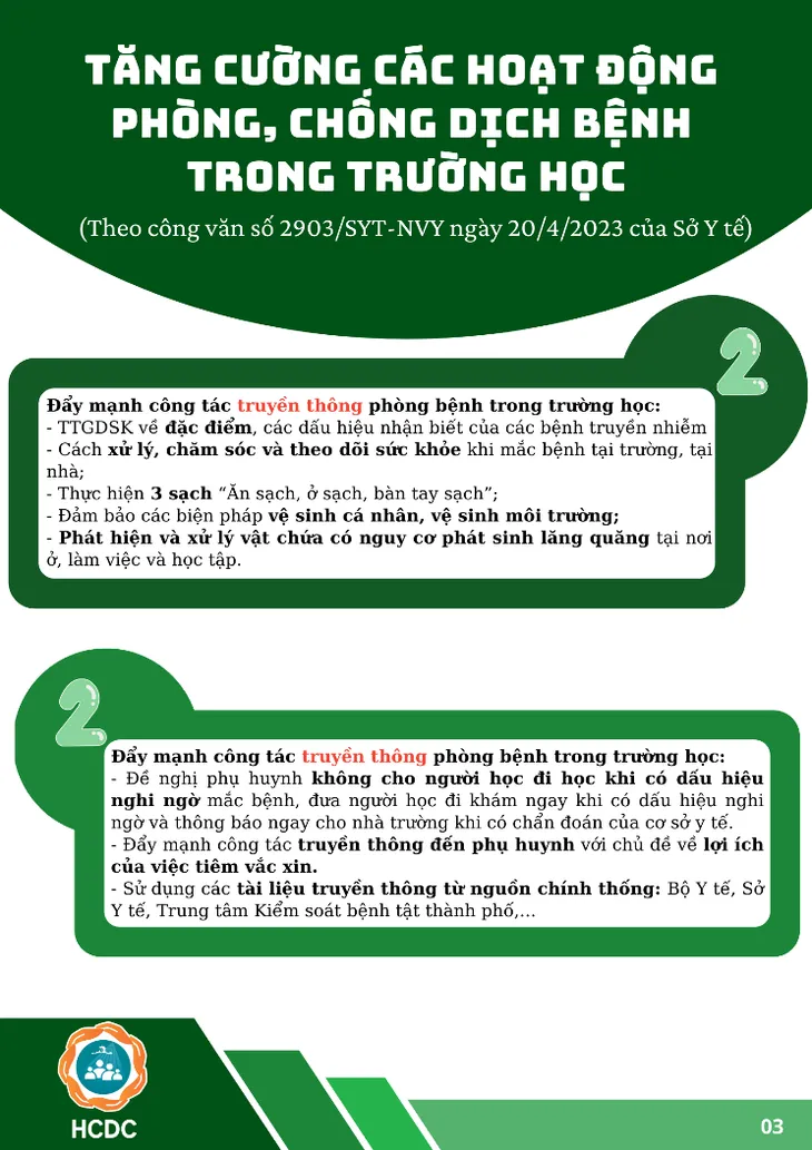 Tăng cường các hoạt động phòng, chống dịch bệnh trong trường học - Ảnh 3. Tăng cường các hoạt động phòng, chống dịch bệnh trong trường học - Ảnh 3.