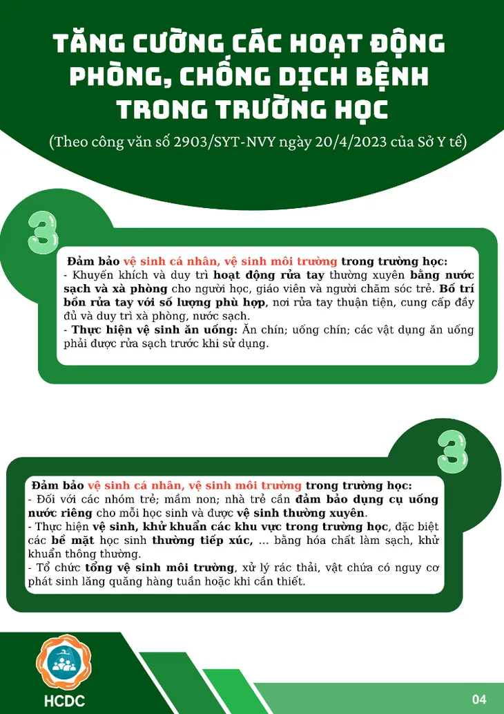 Tăng cường các hoạt động phòng, chống dịch bệnh trong trường học - Ảnh 4. Tăng cường các hoạt động phòng, chống dịch bệnh trong trường học - Ảnh 4.