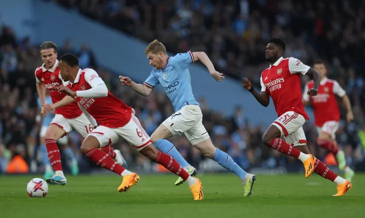 Man City giành chiến thắng thuyết phục trước Arsenal - Ảnh 1. Man City giành chiến thắng thuyết phục trước Arsenal - Ảnh 1.