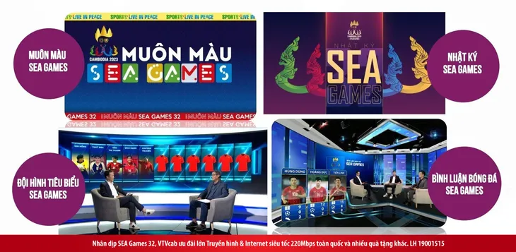 Sôi động các chương trình đồng hành cùng SEA Games 32 trên VTVcab - Ảnh 3. Sôi động các chương trình đồng hành cùng SEA Games 32 trên VTVcab - Ảnh 3.