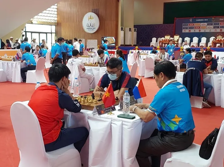 SEA Games 32 | Kỳ thủ Việt Nam lọt vào bán kết môn cờ ốc - Ảnh 1. SEA Games 32 | Kỳ thủ Việt Nam lọt vào bán kết môn cờ ốc - Ảnh 1.