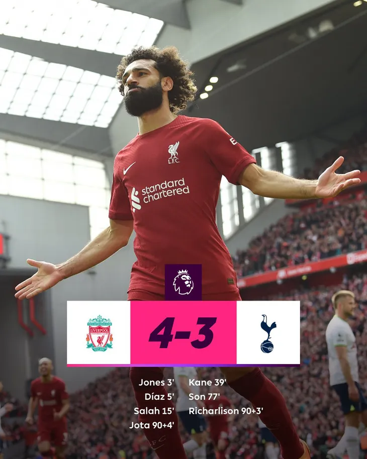 Liverpool thắng kịch tính Tottenham | Ngoại hạng Anh - Ảnh 2. Liverpool thắng kịch tính Tottenham | Ngoại hạng Anh - Ảnh 2.
