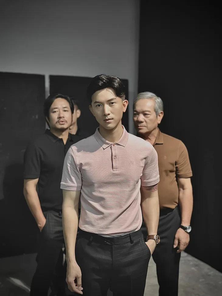 Bốn bố con ông Công Dưới bóng cây hạnh phúc bảnh bao như Backstreet Boys - Ảnh 1. Bốn bố con ông Công Dưới bóng cây hạnh phúc bảnh bao như Backstreet Boys - Ảnh 1.