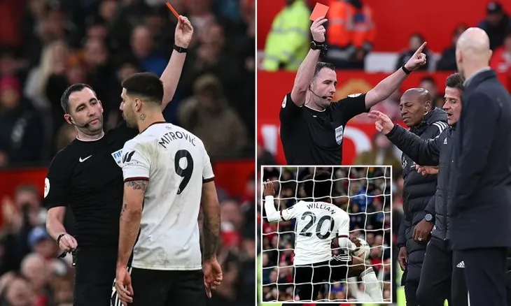 Mitrovic nhận án treo giò 8 trận sau thẻ đỏ ở trận gặp Man Utd - Ảnh 2. Mitrovic nhận án treo giò 8 trận sau thẻ đỏ ở trận gặp Man Utd - Ảnh 2.