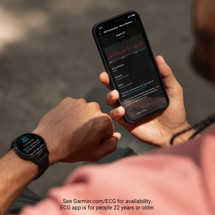 Ứng dụng Điện tâm đồ ECG được tích hợp trên đồng hồ Garmin - Ảnh 1. Ứng dụng Điện tâm đồ ECG được tích hợp trên đồng hồ Garmin - Ảnh 1.
