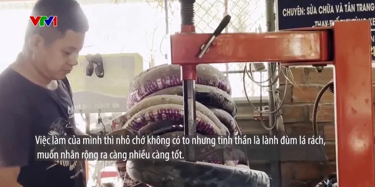 Thùng bơm xe từ thiện - Ảnh 2. Thùng bơm xe từ thiện - Ảnh 2.