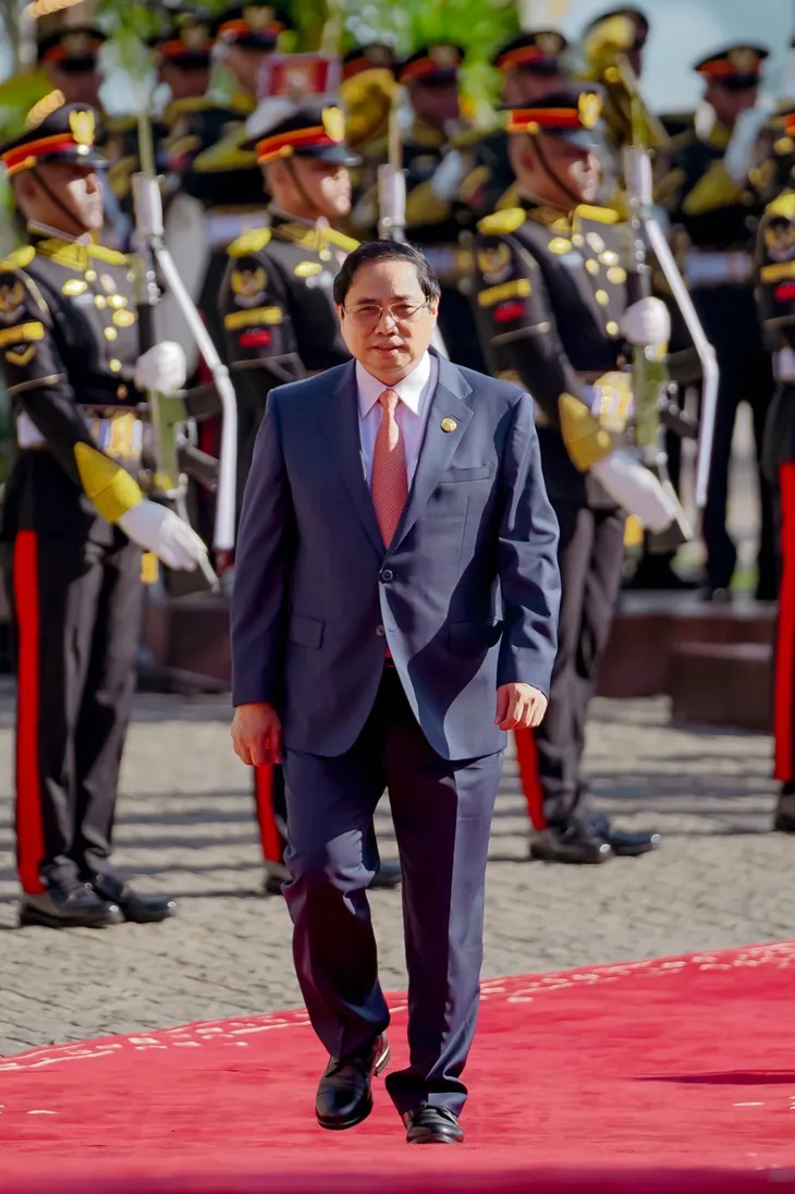 Thủ tướng Phạm Minh Chính dự Lễ khai mạc Hội nghị Cấp cao ASEAN lần thứ 42 - Ảnh 2. Thủ tướng Phạm Minh Chính dự Lễ khai mạc Hội nghị Cấp cao ASEAN lần thứ 42 - Ảnh 2.