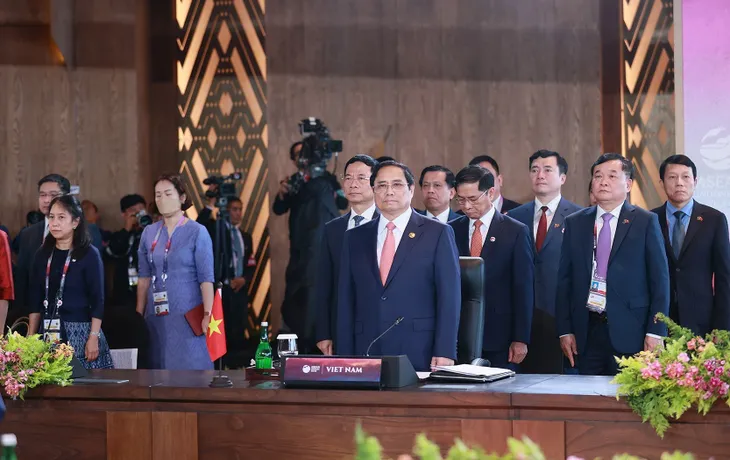 Thủ tướng Phạm Minh Chính dự Lễ khai mạc Hội nghị Cấp cao ASEAN lần thứ 42 - Ảnh 5. Thủ tướng Phạm Minh Chính dự Lễ khai mạc Hội nghị Cấp cao ASEAN lần thứ 42 - Ảnh 5.