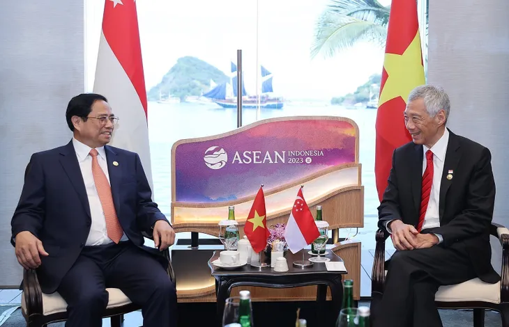 Thủ tướng Singapore Lý Hiển Long sẽ thăm Việt Nam vào cuối năm 2023 - Ảnh 1. Thủ tướng Singapore Lý Hiển Long sẽ thăm Việt Nam vào cuối năm 2023 - Ảnh 1.