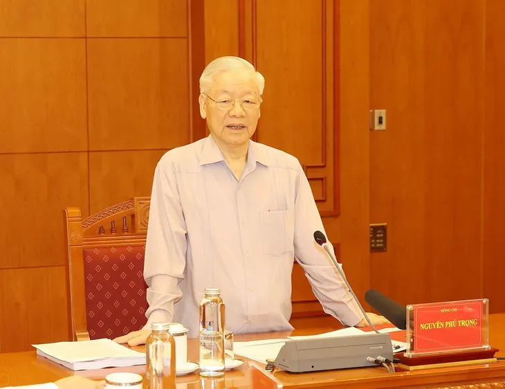 Tổng Bí thư Nguyễn Phú Trọng chủ trì họp Thường trực BCĐ Trung ương về phòng, chống tham nhũng, tiêu cực - Ảnh 1.