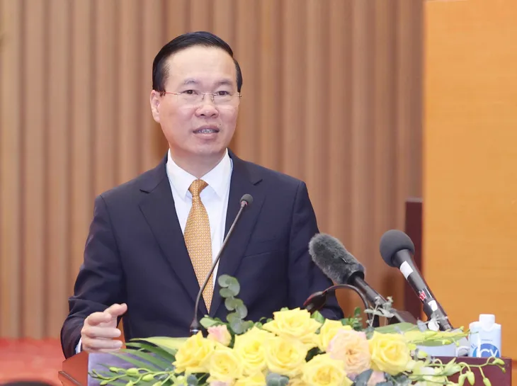 Chủ tịch nước Võ Văn Thưởng làm việc với Viện Kiểm sát nhân dân tối cao - Ảnh 1. Chủ tịch nước Võ Văn Thưởng làm việc với Viện Kiểm sát nhân dân tối cao - Ảnh 1.