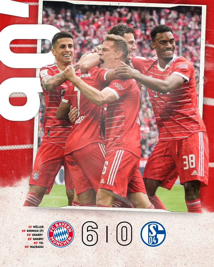 Bundesliga: Bayern và Dortmund cùng thắng đậm, cuộc đua song mã càng quyết liệt - Ảnh 1. Bundesliga: Bayern và Dortmund cùng thắng đậm, cuộc đua song mã càng quyết liệt - Ảnh 1.