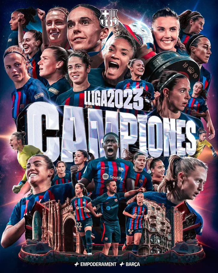 Đội nữ Barcelona thể hiện sự vượt trội tại Liga F - Ảnh 1. Đội nữ Barcelona thể hiện sự vượt trội tại Liga F - Ảnh 1.
