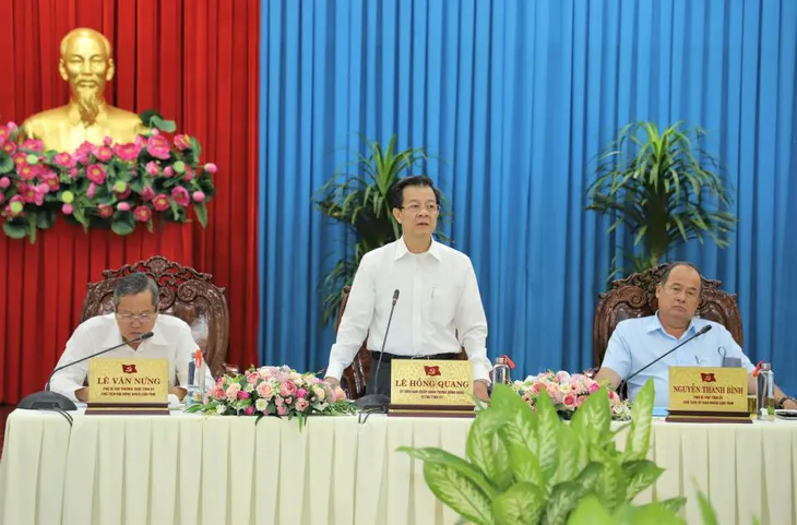 An Giang: Nỗ lực đảm bảo tiến độ khởi công cao tốc trong tháng 6/2023 - Ảnh 1. An Giang: Nỗ lực đảm bảo tiến độ khởi công cao tốc trong tháng 6/2023 - Ảnh 1.