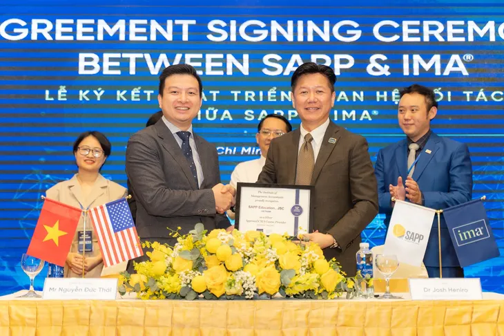 SAPP Academy trở thành đối tác chiến lược của IMA - Ảnh 1.