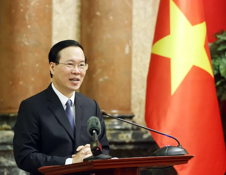 Chủ tịch nước Võ Văn Thưởng gặp mặt đại biểu người có công tỉnh Vĩnh Long - Ảnh 1. Chủ tịch nước Võ Văn Thưởng gặp mặt đại biểu người có công tỉnh Vĩnh Long - Ảnh 1.