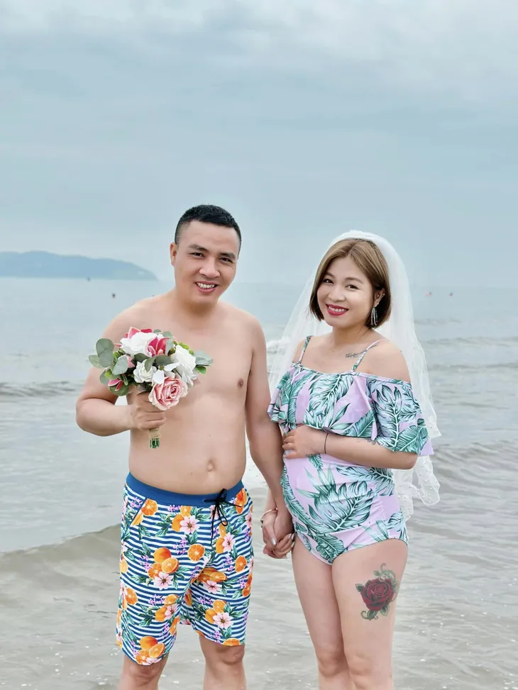 MC Hoàng Linh chụp ảnh cưới độc ở biển - Ảnh 8. MC Hoàng Linh chụp ảnh cưới độc ở biển - Ảnh 8.
