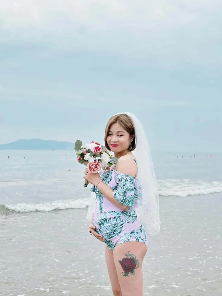 MC Hoàng Linh chụp ảnh cưới độc ở biển - Ảnh 14. MC Hoàng Linh chụp ảnh cưới độc ở biển - Ảnh 14.