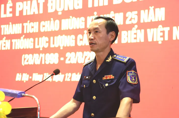 Phát động thi đua chào mừng 25 năm ngày Truyền thống lực lượng Cảnh sát biển - Ảnh 1. Phát động thi đua chào mừng 25 năm ngày Truyền thống lực lượng Cảnh sát biển - Ảnh 1.