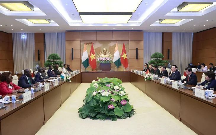 Chủ tịch Quốc hội Bờ Biển Ngà thăm Việt Nam - Ảnh 4. Chủ tịch Quốc hội Bờ Biển Ngà thăm Việt Nam - Ảnh 4.