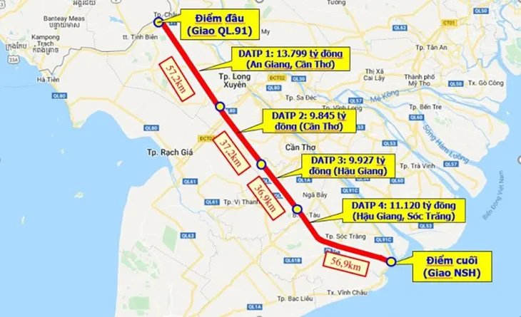 Sẵn sàng khởi công tuyến cao tốc trọng điểm ở ĐBSCL - Ảnh 2. Sẵn sàng khởi công tuyến cao tốc trọng điểm ở ĐBSCL - Ảnh 2.